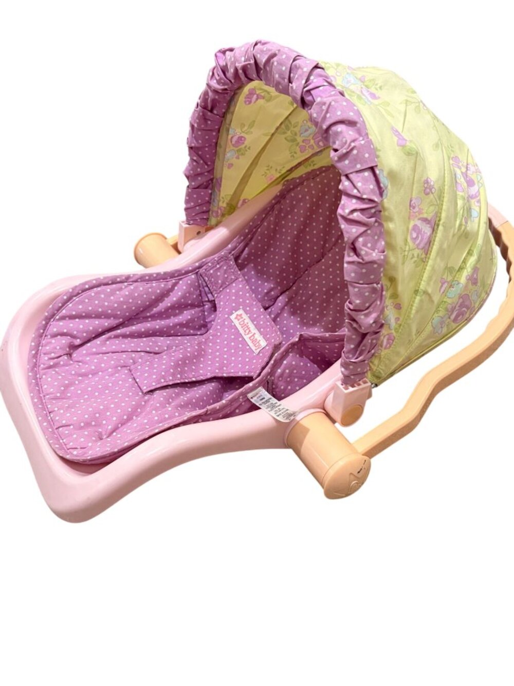 Bitty Baby American Girl Doll Carrier Pink Polka Dot Seat